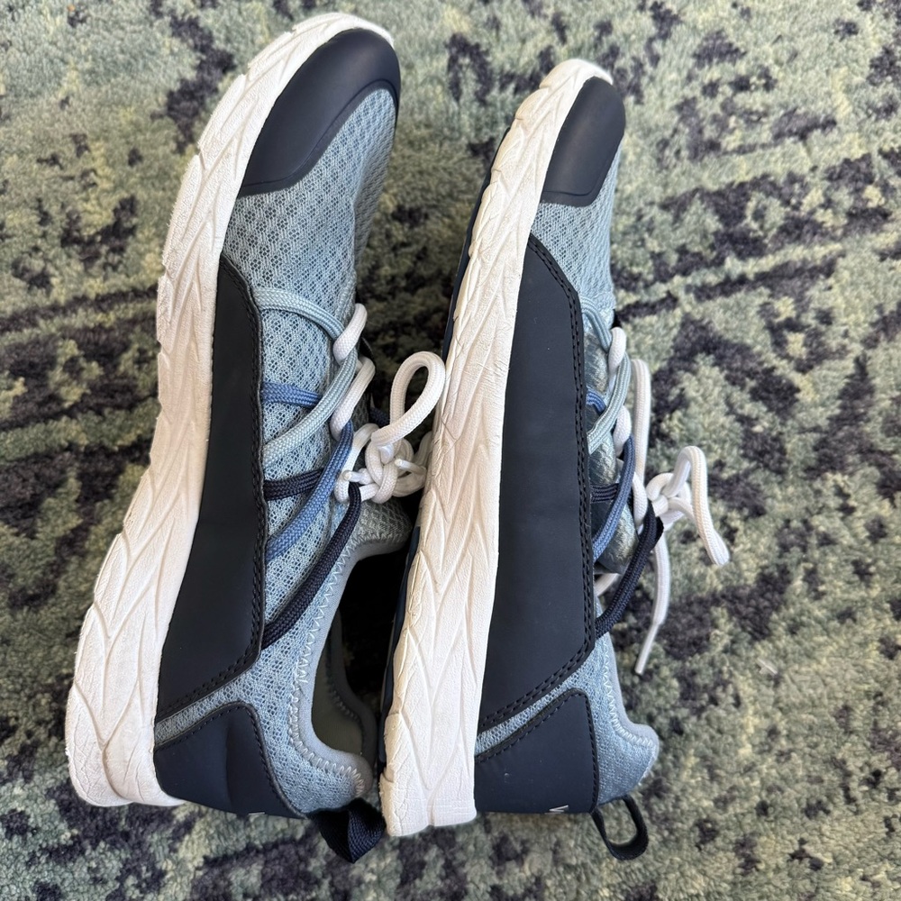 Navy Blue Women’s Vionic Sz 9 Zeliya Oxford Fabric Comfort Tennis Shoes Casual - Picture 5 of 8